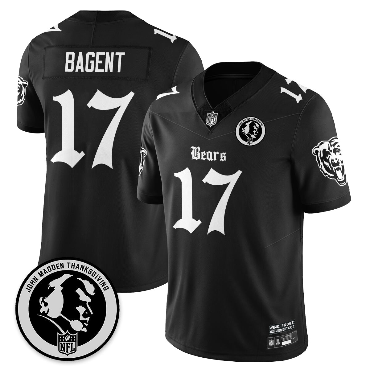 CHI Gothic Vapor Limited Jersey - John Madden Patch - image 13