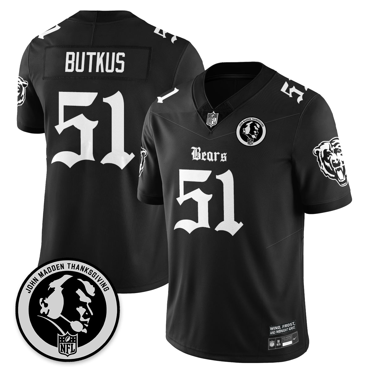 CHI Gothic Vapor Limited Jersey - John Madden Patch - image 15