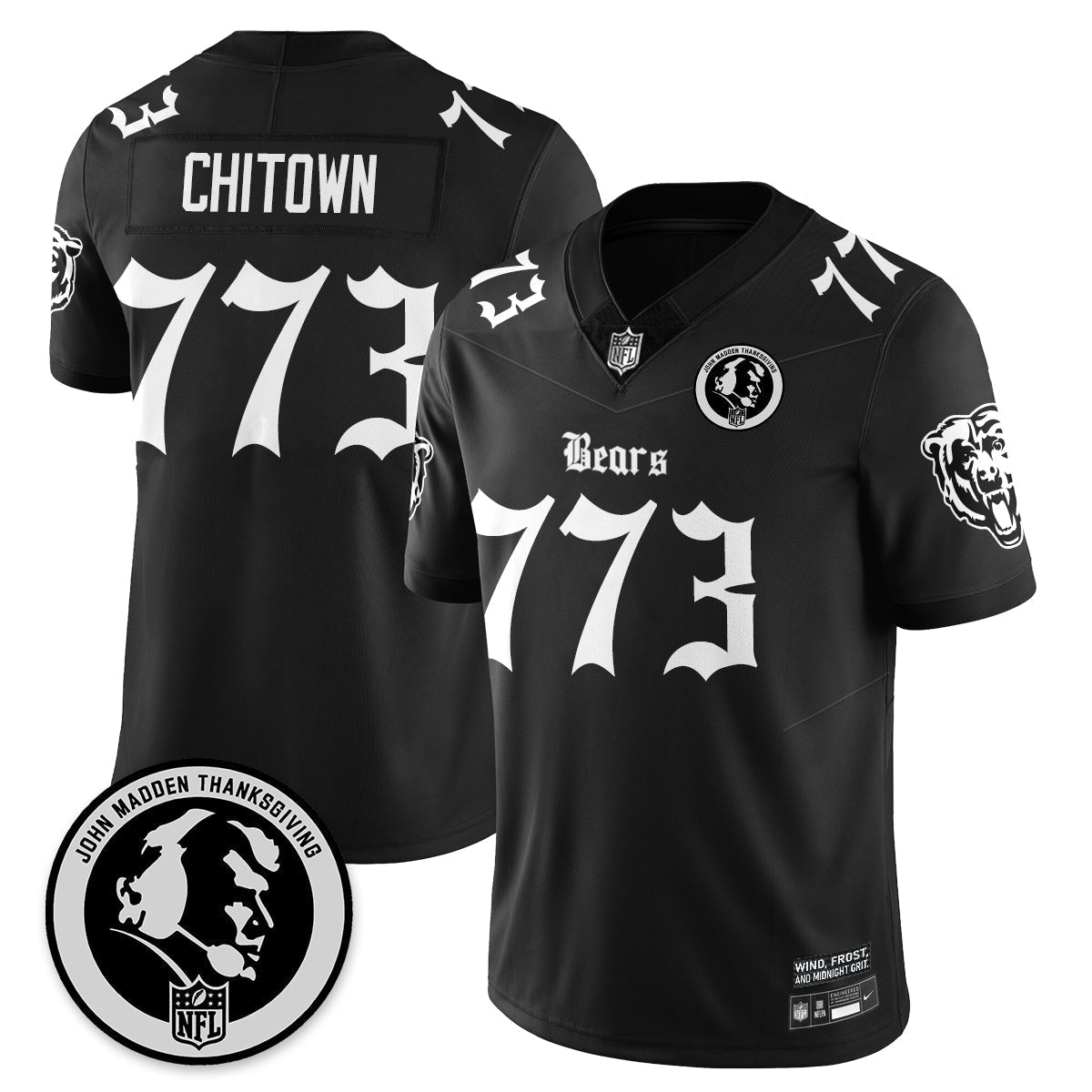 CHI Gothic Vapor Limited Jersey - John Madden Patch - image 16