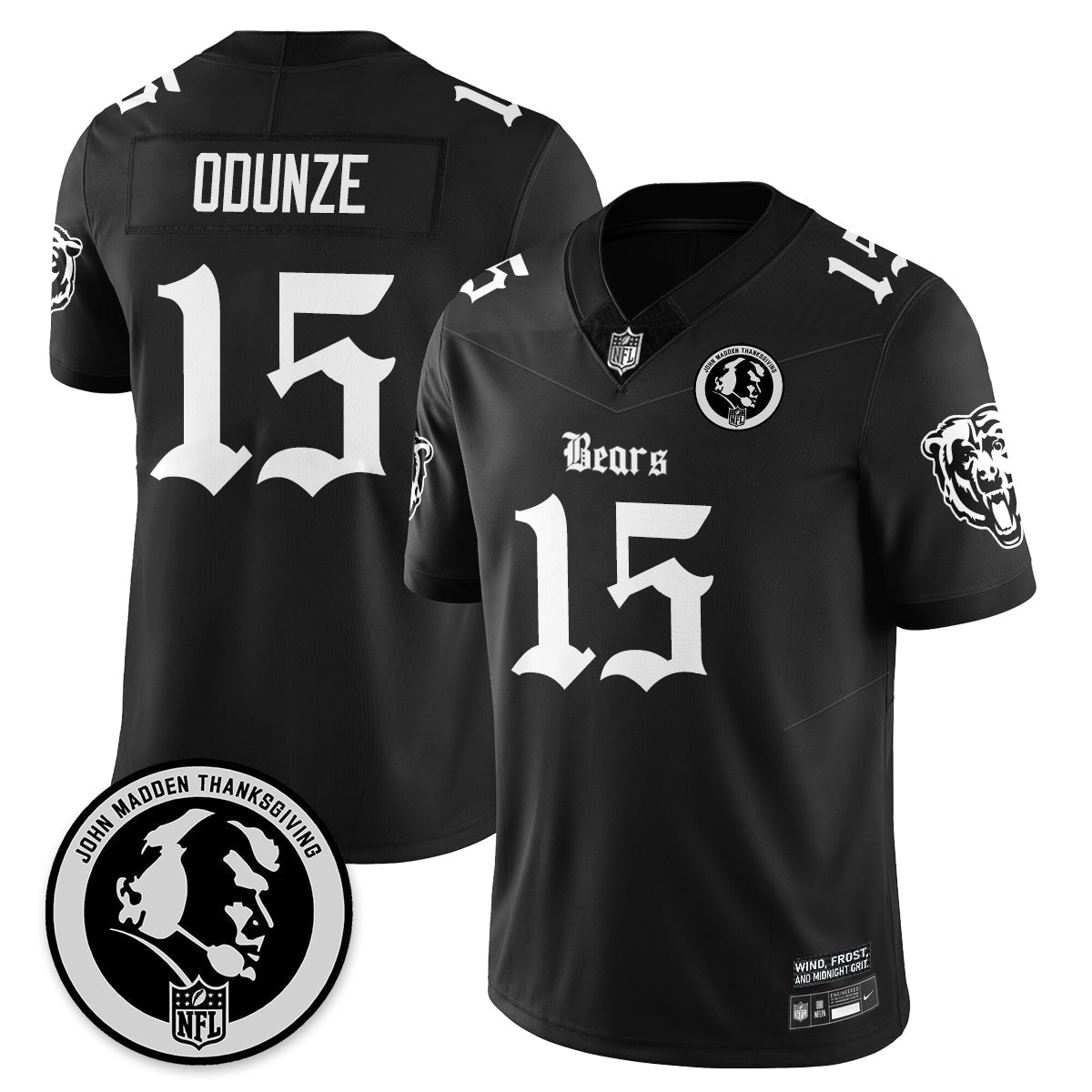 CHI Gothic Vapor Limited Jersey - John Madden Patch - image 11