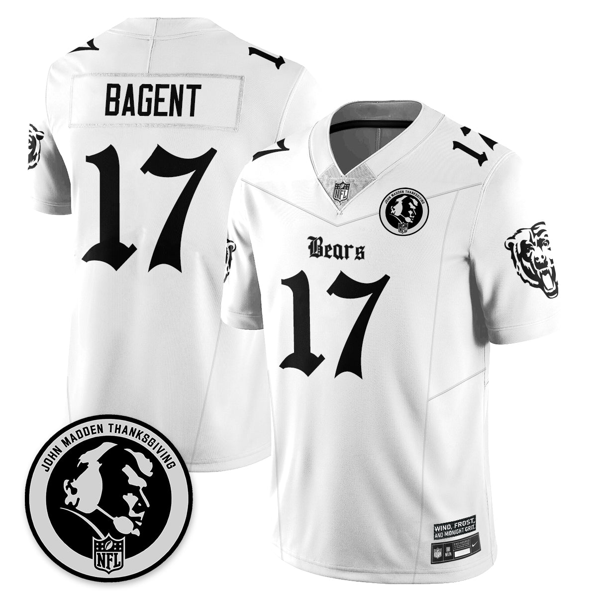 CHI Gothic Vapor Limited Jersey - John Madden Patch - image 21