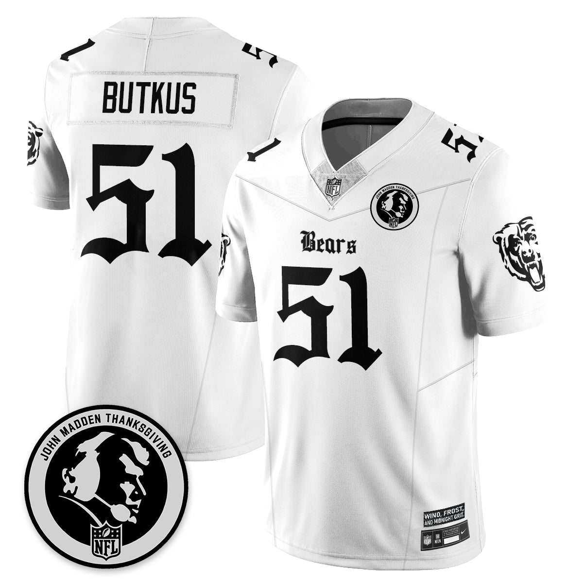 CHI Gothic Vapor Limited Jersey - John Madden Patch - image 23