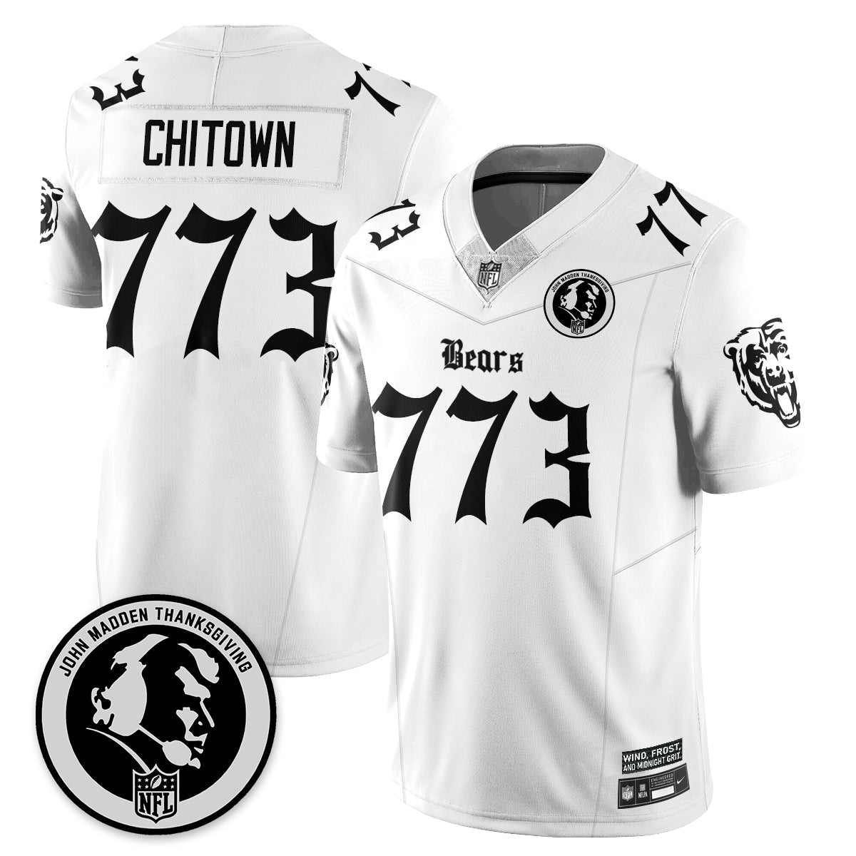 CHI Gothic Vapor Limited Jersey - John Madden Patch - image 24