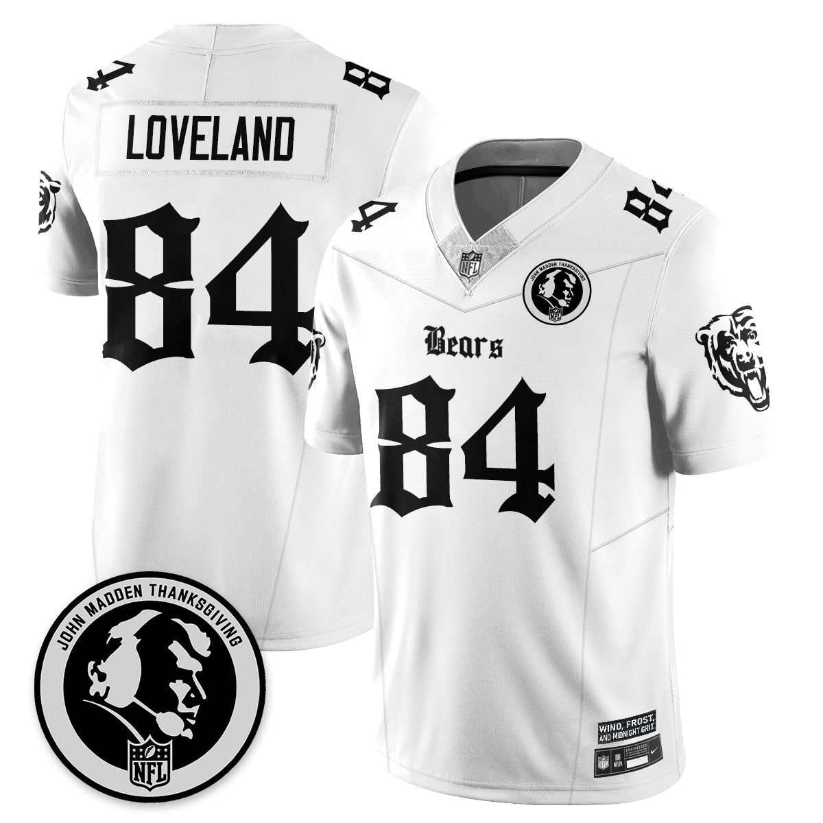 CHI Gothic Vapor Limited Jersey - John Madden Patch - image 18