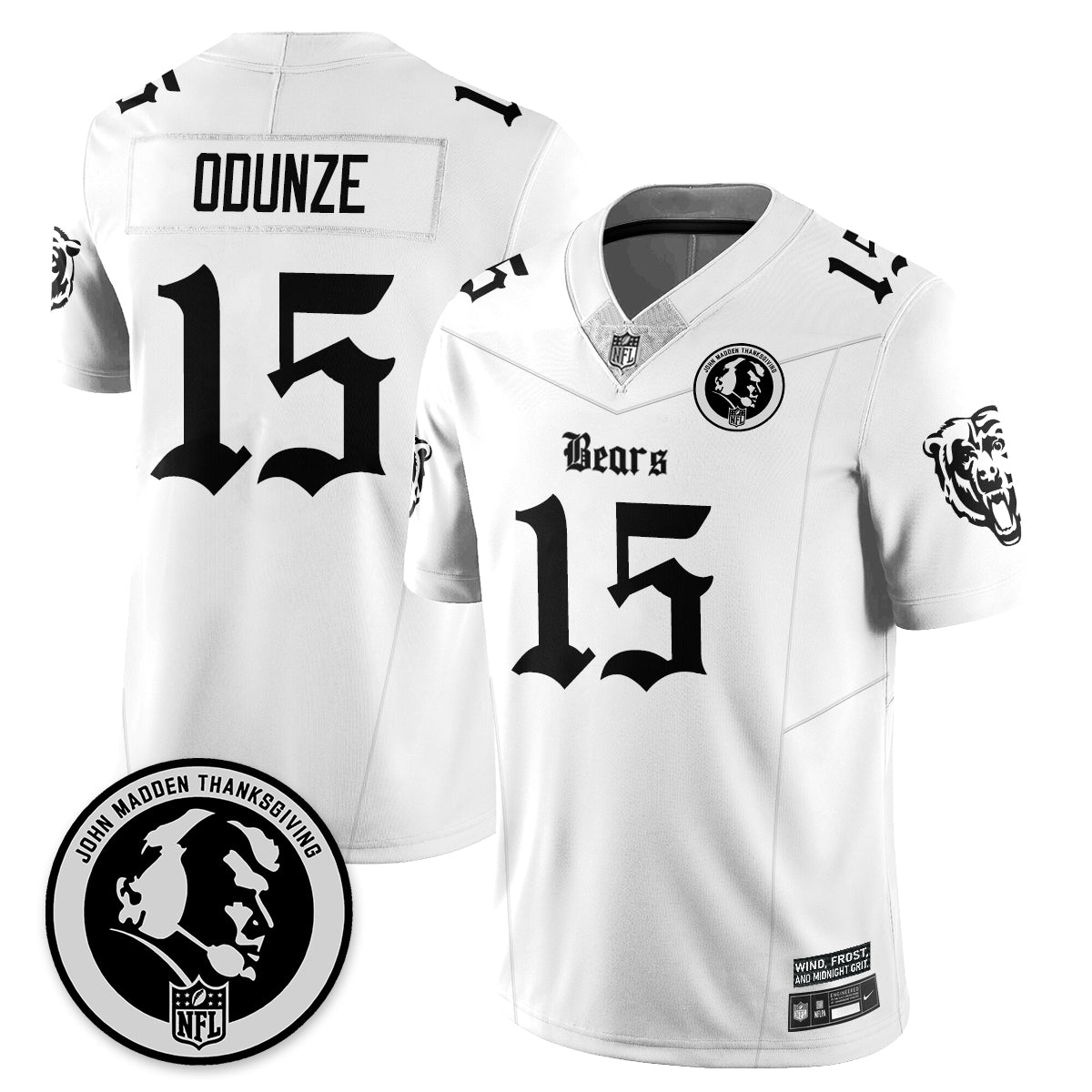 CHI Gothic Vapor Limited Jersey - John Madden Patch - image 19