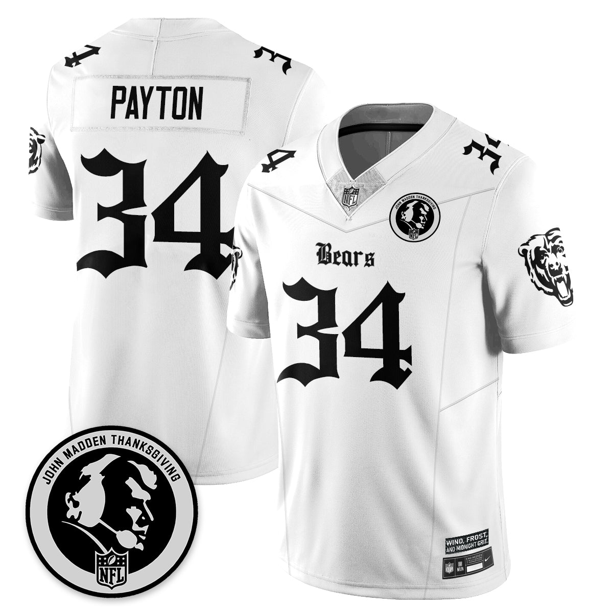 CHI Gothic Vapor Limited Jersey - John Madden Patch - image 22