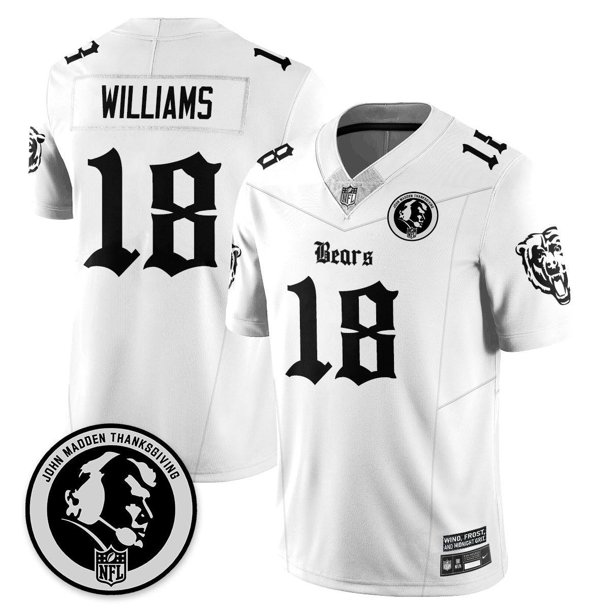 CHI Gothic Vapor Limited Jersey - John Madden Patch - image 17