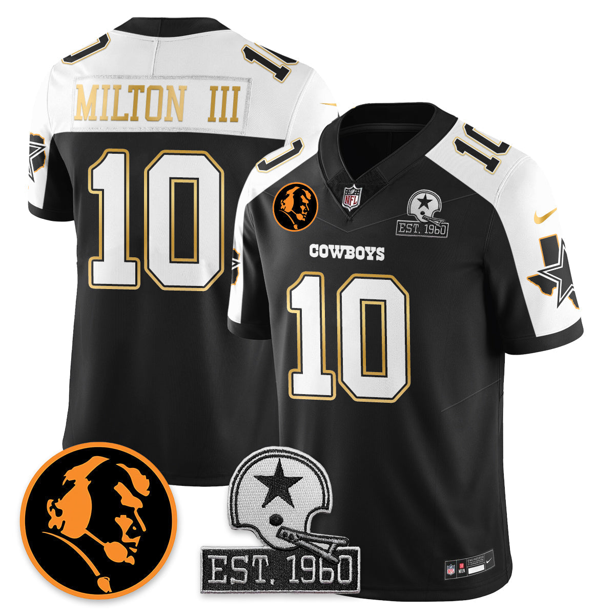 DAL Vapor Limited Gold Jersey - John Madden Patch - image 14