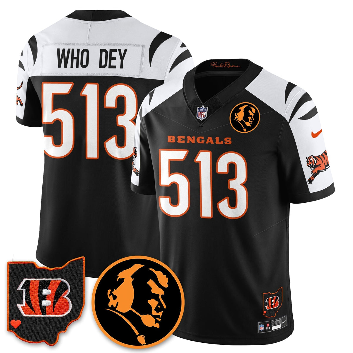 CIN Vapor Limited Jersey - John Madden Patch - image 6