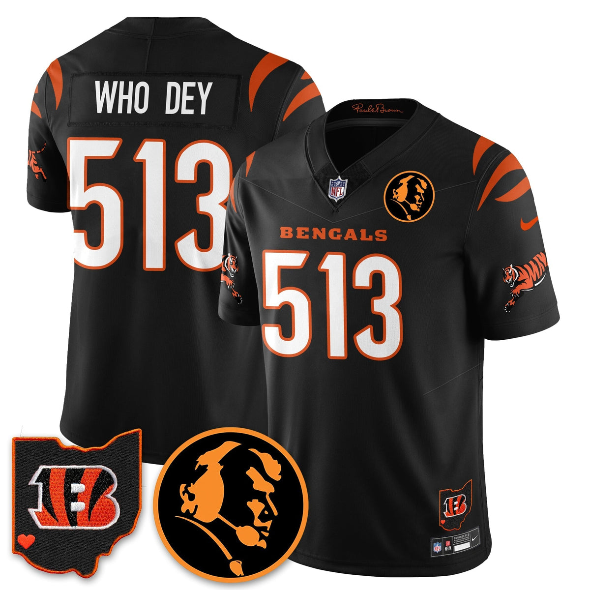 CIN Vapor Limited Jersey - John Madden Patch - image 12