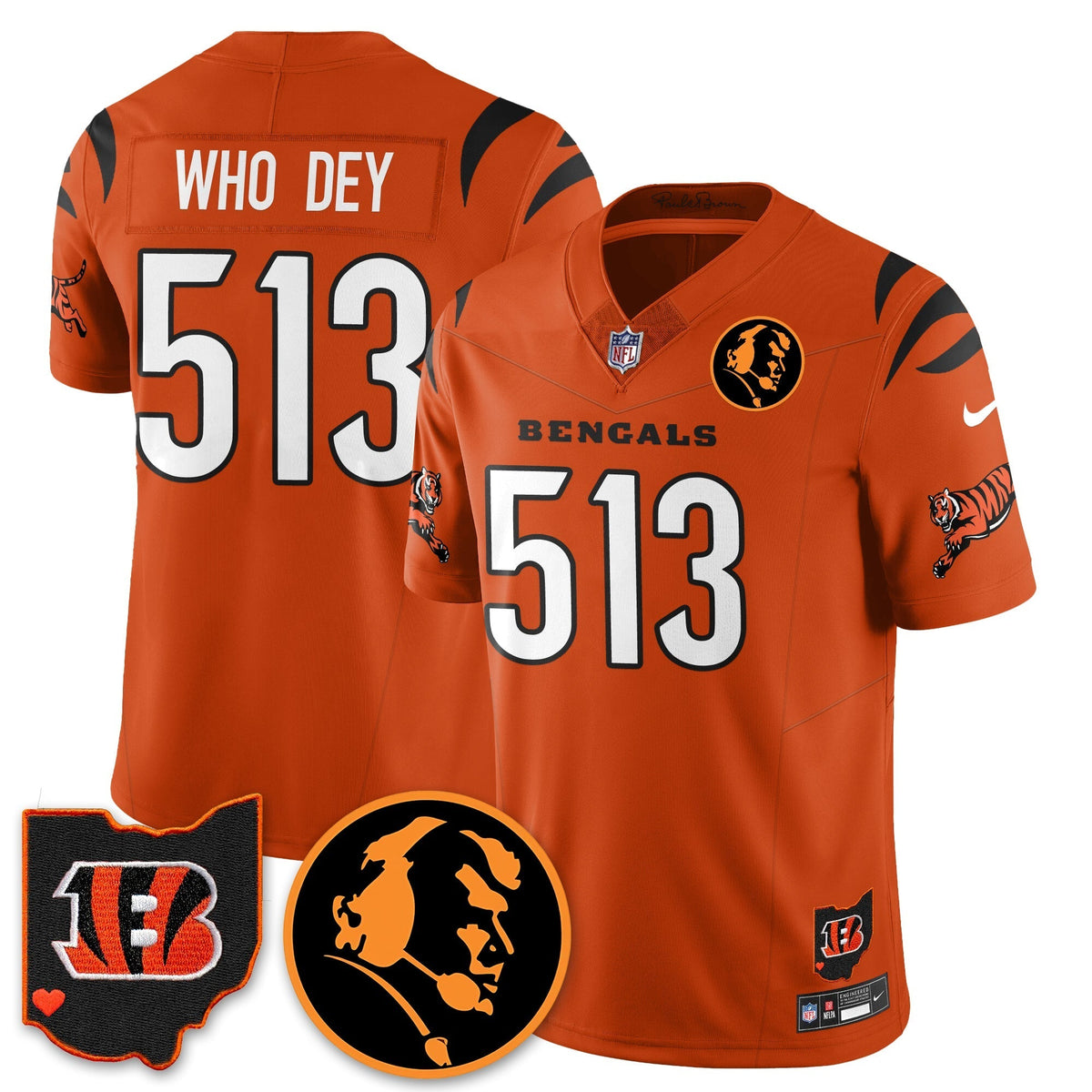 CIN Vapor Limited Jersey - John Madden Patch - image 18