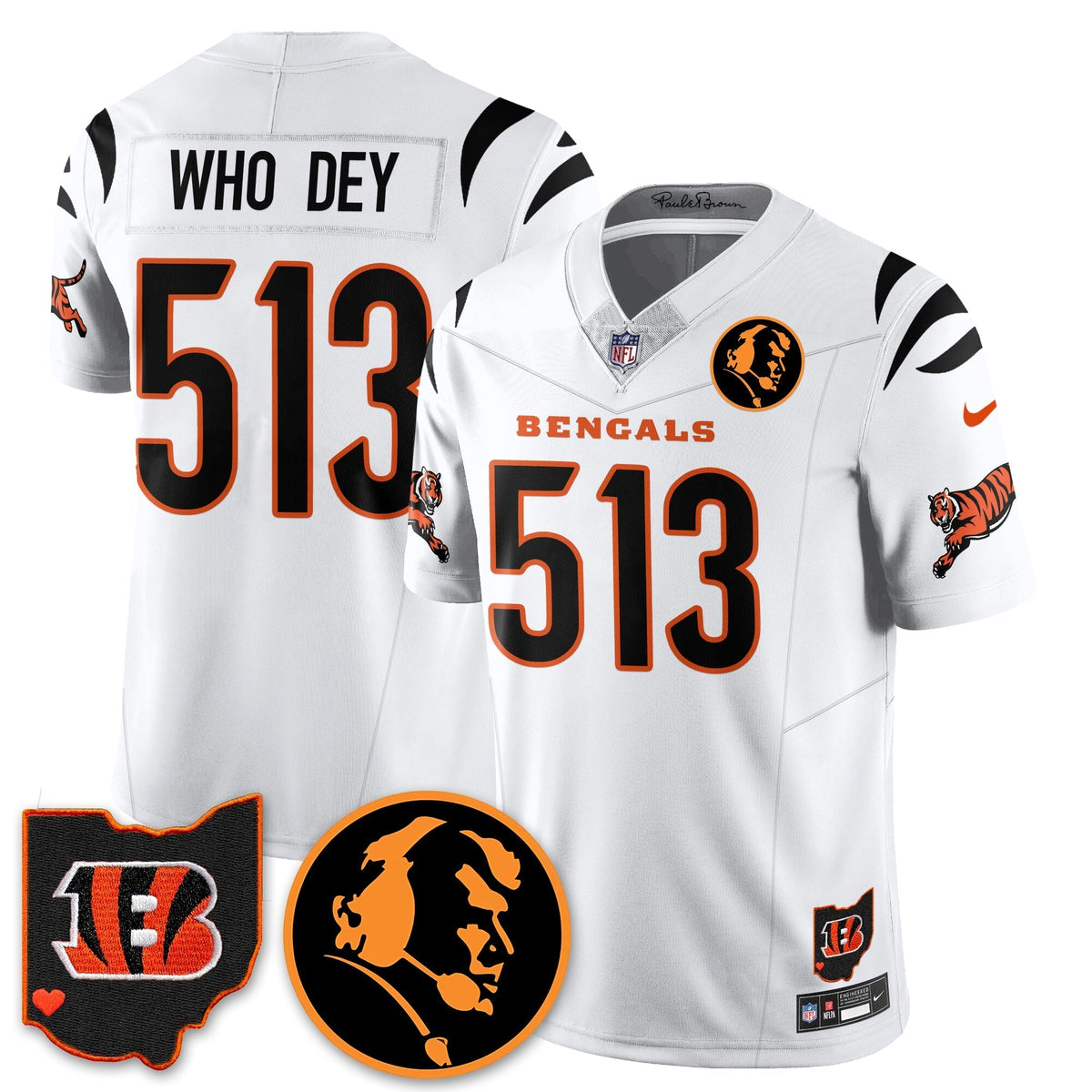 CIN Vapor Limited Jersey - John Madden Patch - image 24