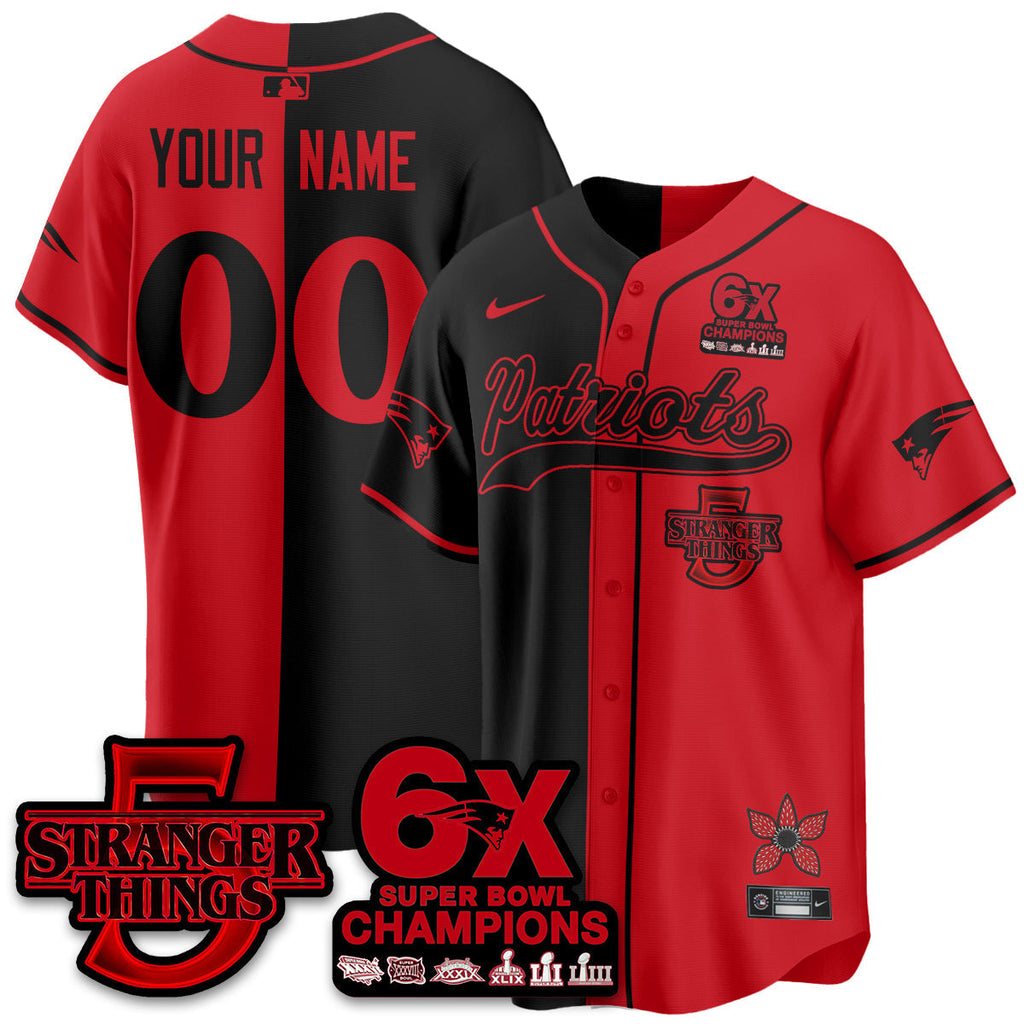 NE Stranger Things Vapor Limited Baseball Jersey - All Stitched - image 36