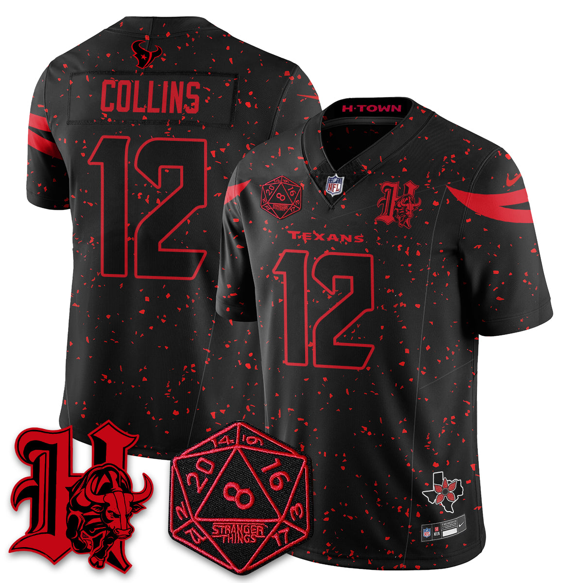 HOU 'Stranger Things Edition' Vapor Limited Jersey - image 18