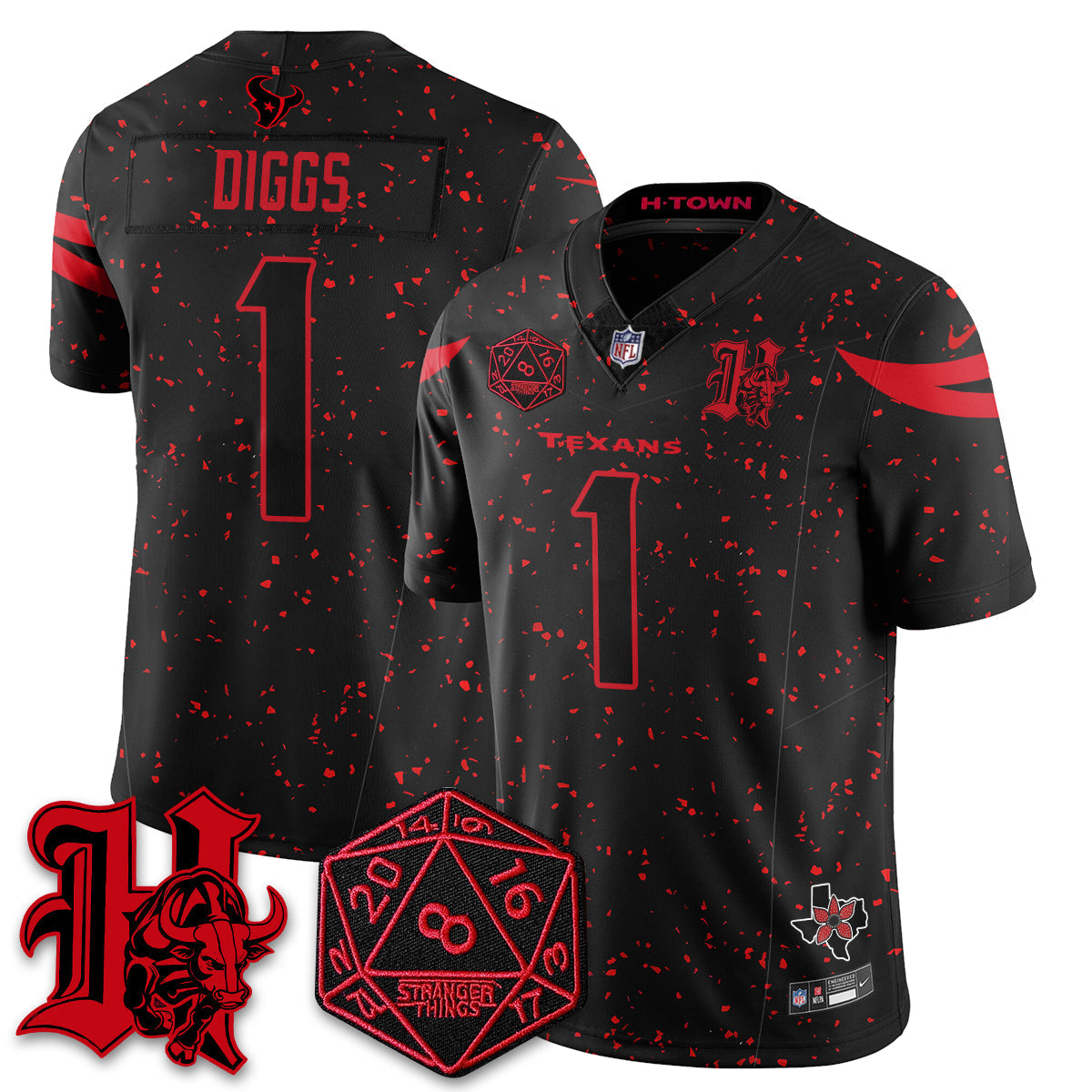 HOU 'Stranger Things Edition' Vapor Limited Jersey - image 20