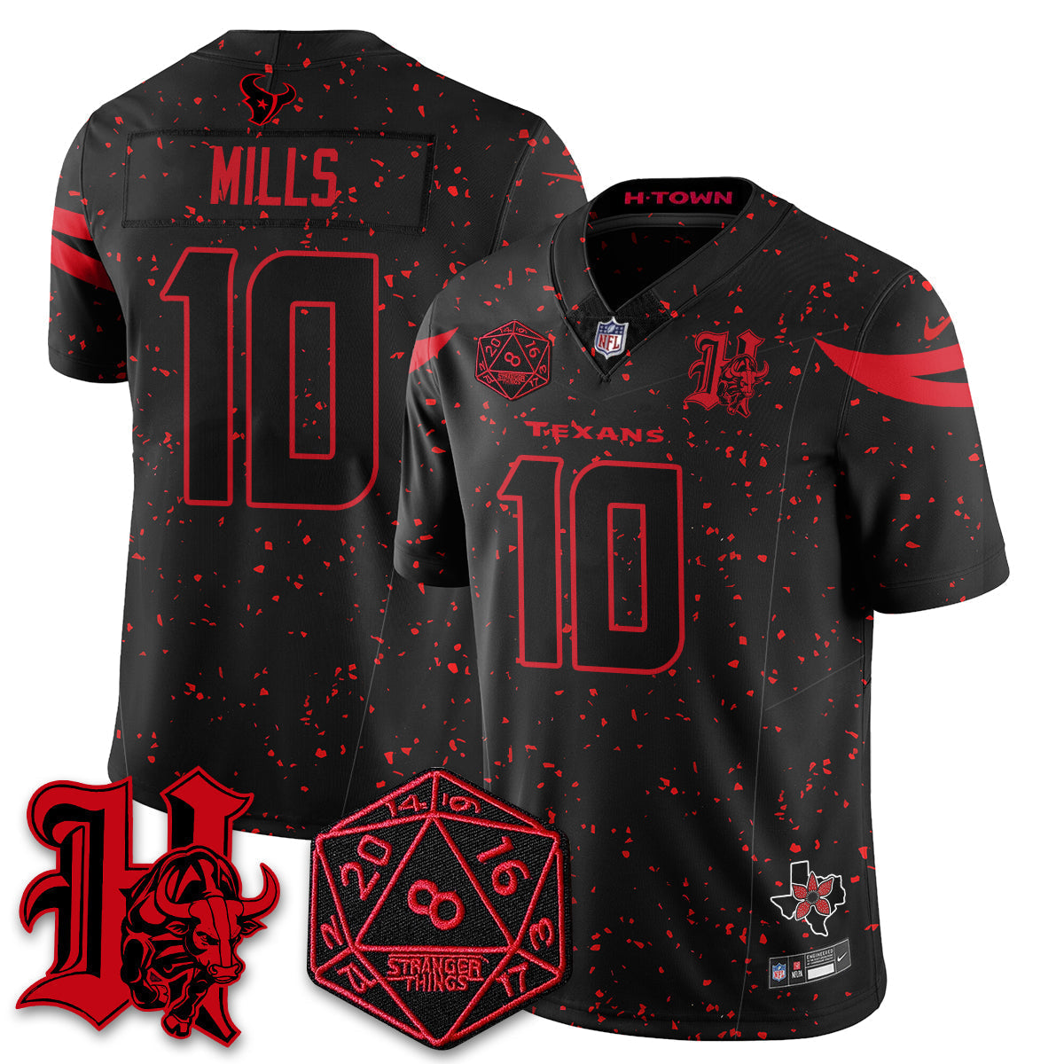 HOU 'Stranger Things Edition' Vapor Limited Jersey - image 15