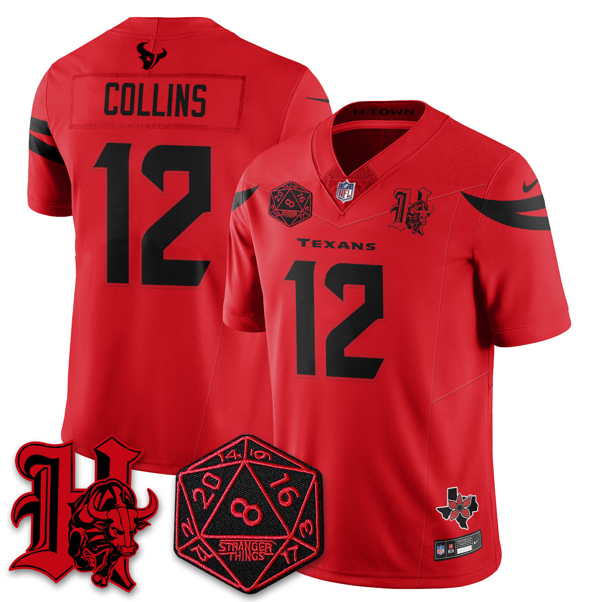 HOU 'Stranger Things Edition' Vapor Limited Jersey - image 29