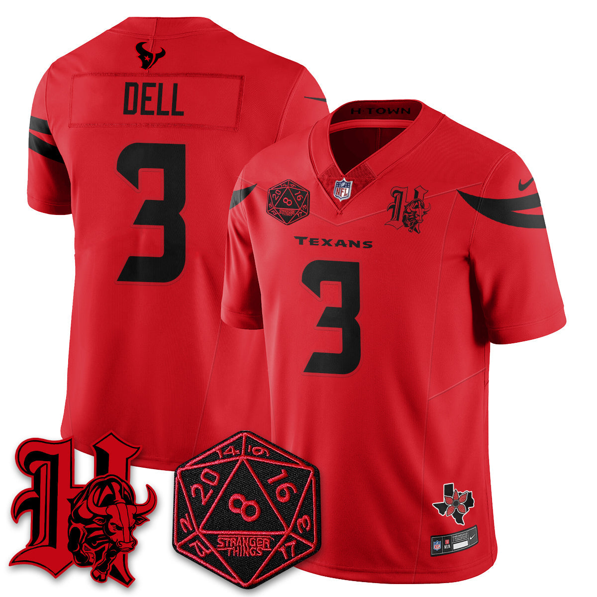 HOU 'Stranger Things Edition' Vapor Limited Jersey - image 27
