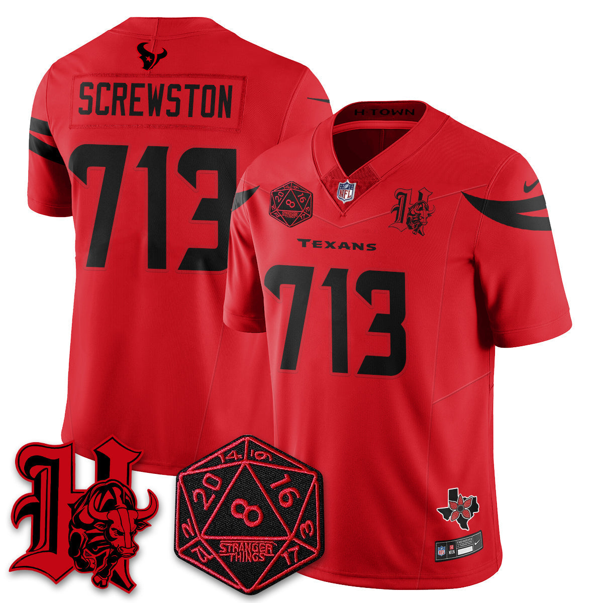 HOU 'Stranger Things Edition' Vapor Limited Jersey - image 30