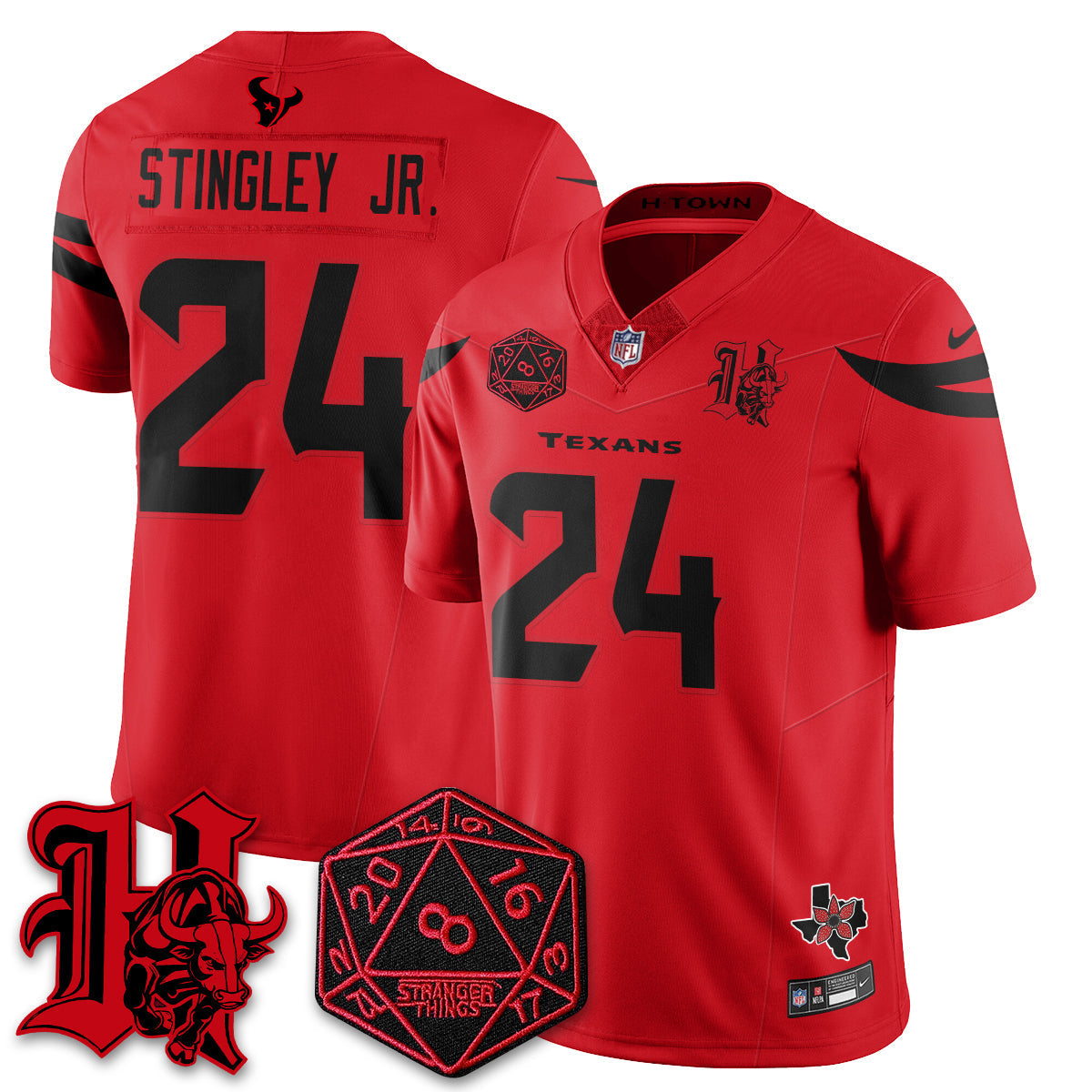HOU 'Stranger Things Edition' Vapor Limited Jersey - image 25