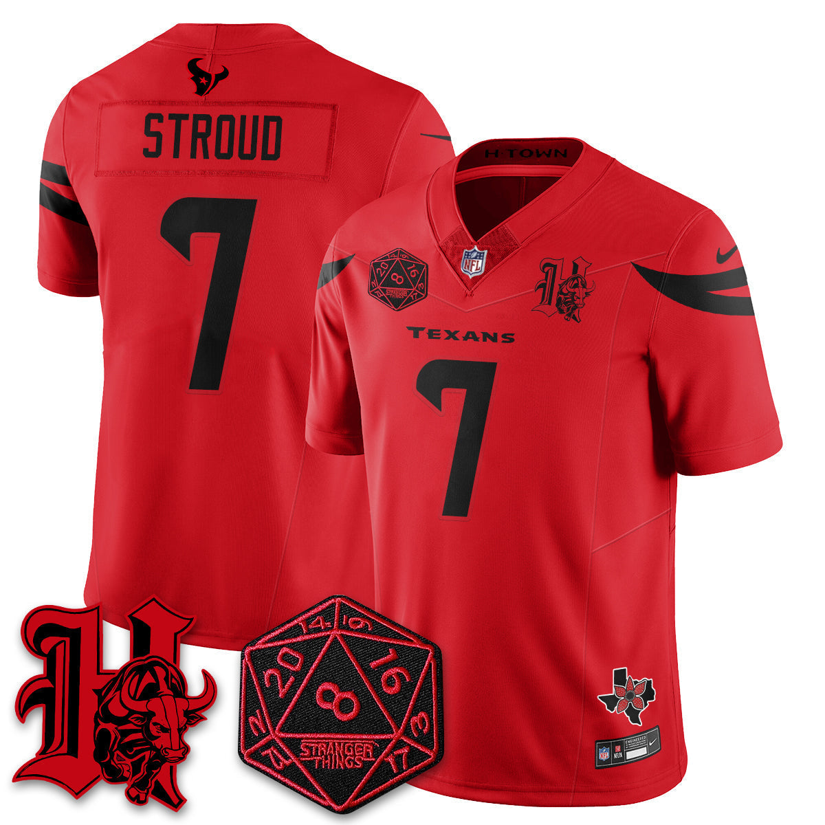 HOU 'Stranger Things Edition' Vapor Limited Jersey - image 23