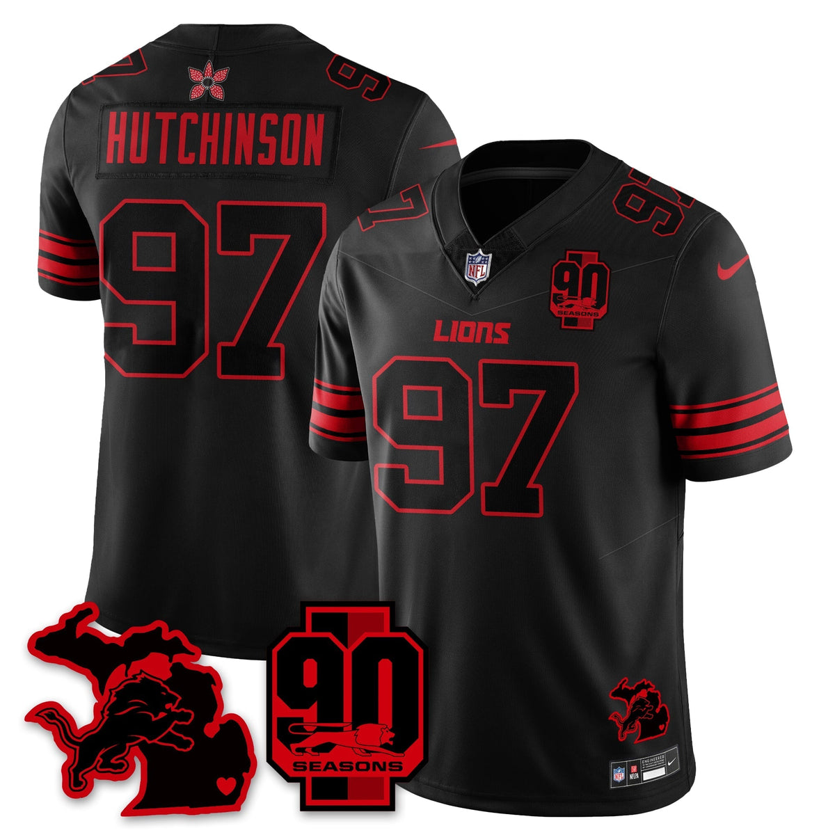 DET 'Stranger Things Edition' Vapor Limited Jersey - image 4