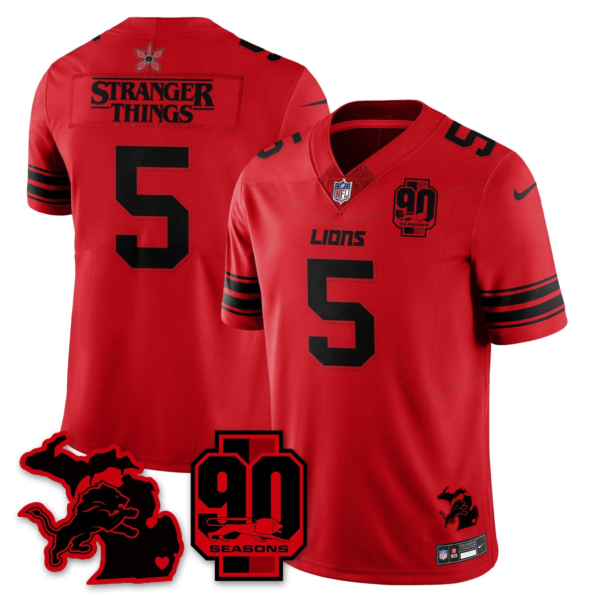 DET 'Stranger Things Edition' Vapor Limited Jersey - image 24