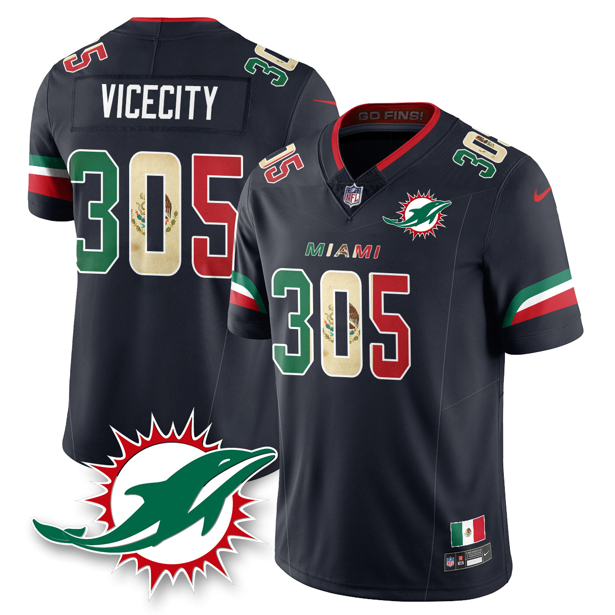 MIA Mexico Vapor Limited Jersey - image 2