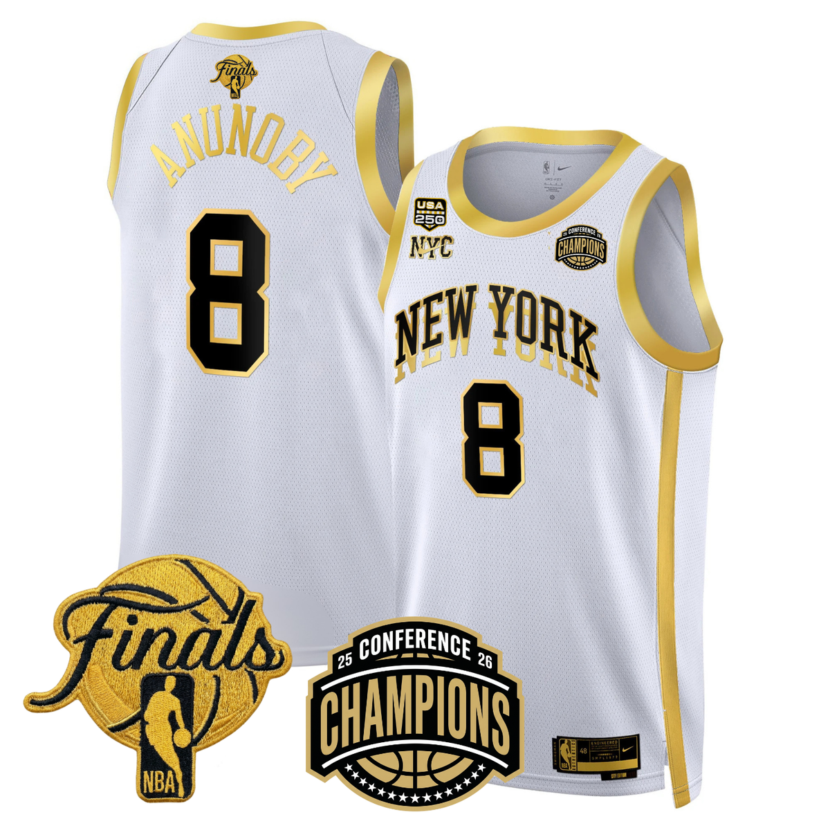 NYK 2026 Finals Limited Gold Jersey V2 - Stitched - image 10