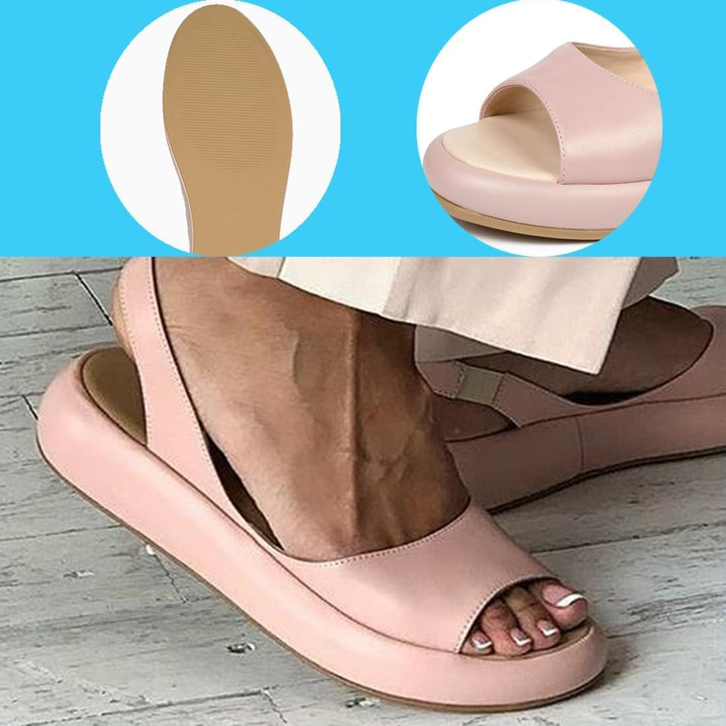 Slingback Platform Wedge Sandals — view 5