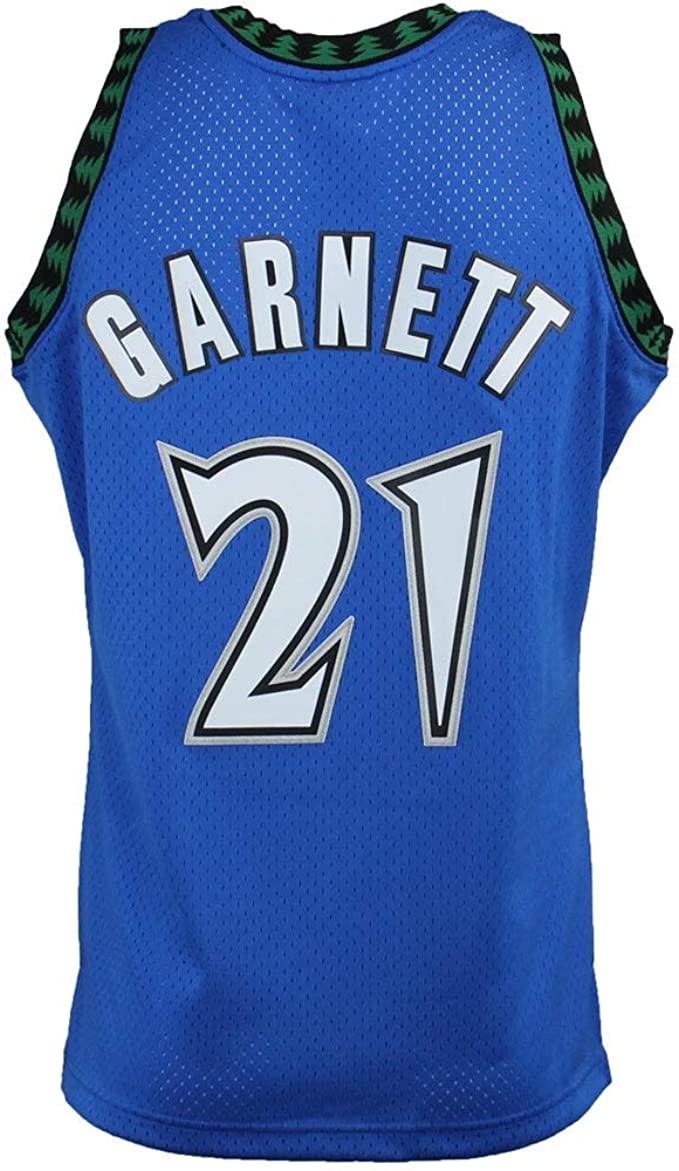 Men's Minnesota Timberwolves Kevin Garnett Mitchell & Ness Blue 2003-04 Hardwood Classics Swingman Player Jersey - image 2