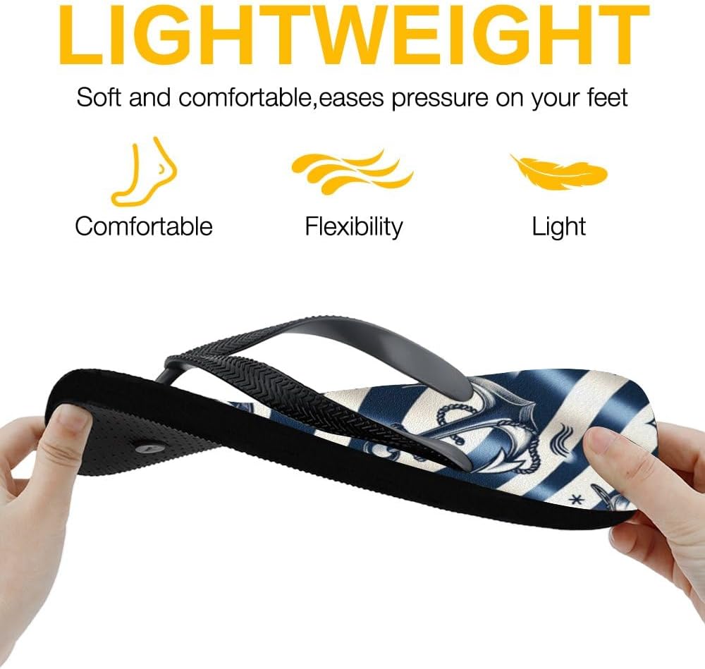 Tropical Pattern Beach Flip-Flops — view 16
