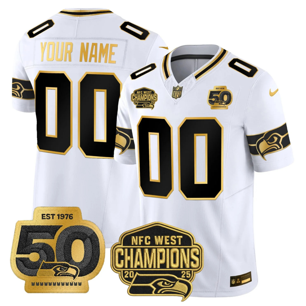 SEA 50th & NFC West Champions Patch Vapor Limited Jersey - image 33
