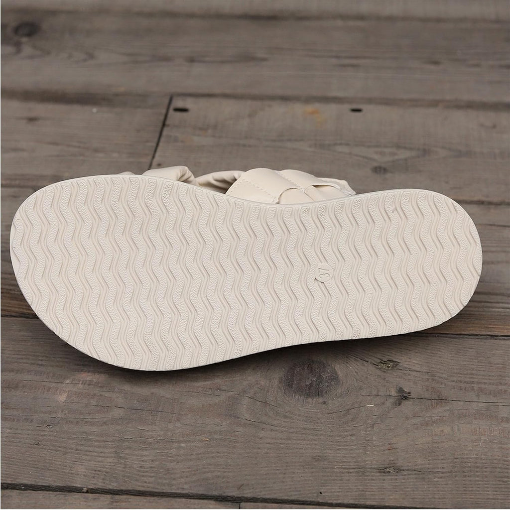 Padded Interwoven Flat Slide Sandals — view 12