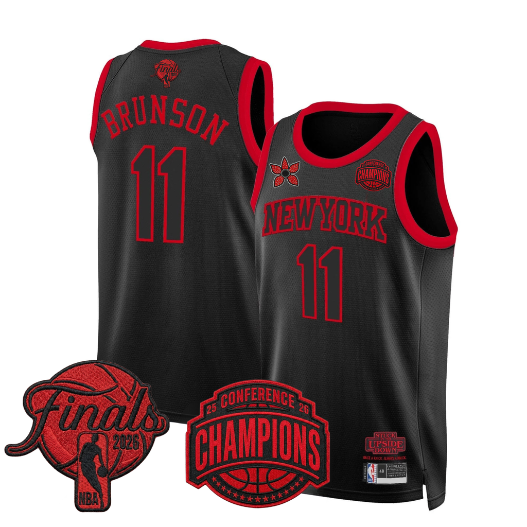 NYK 2026 Finals 'Stranger Things Edition' Swingman Jersey - Stitched - image 1