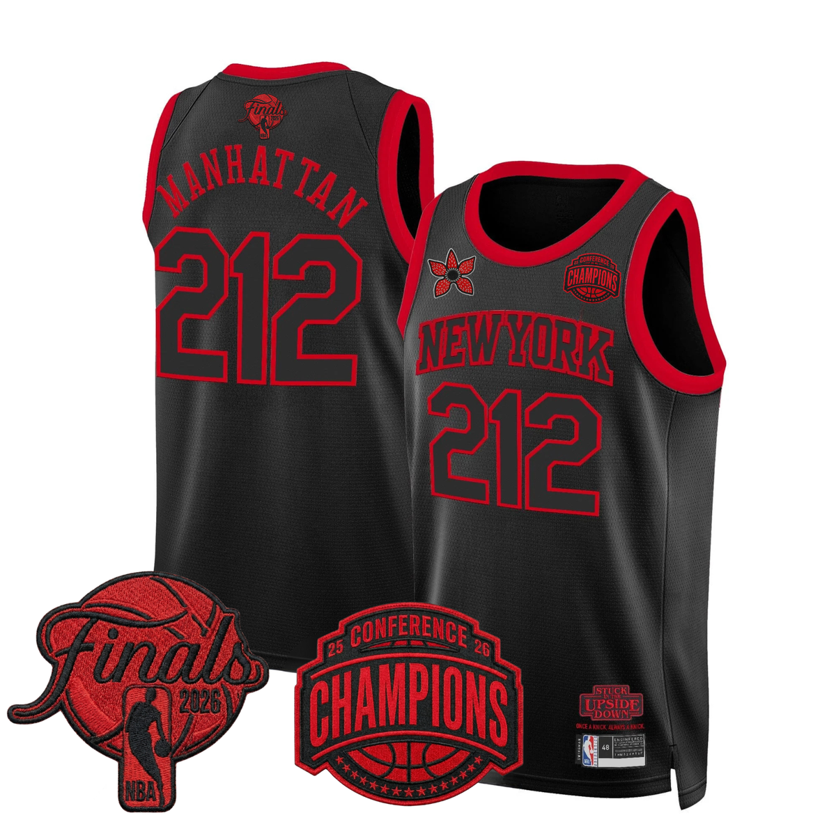 NYK 2026 Finals 'Stranger Things Edition' Swingman Jersey - Stitched - image 3