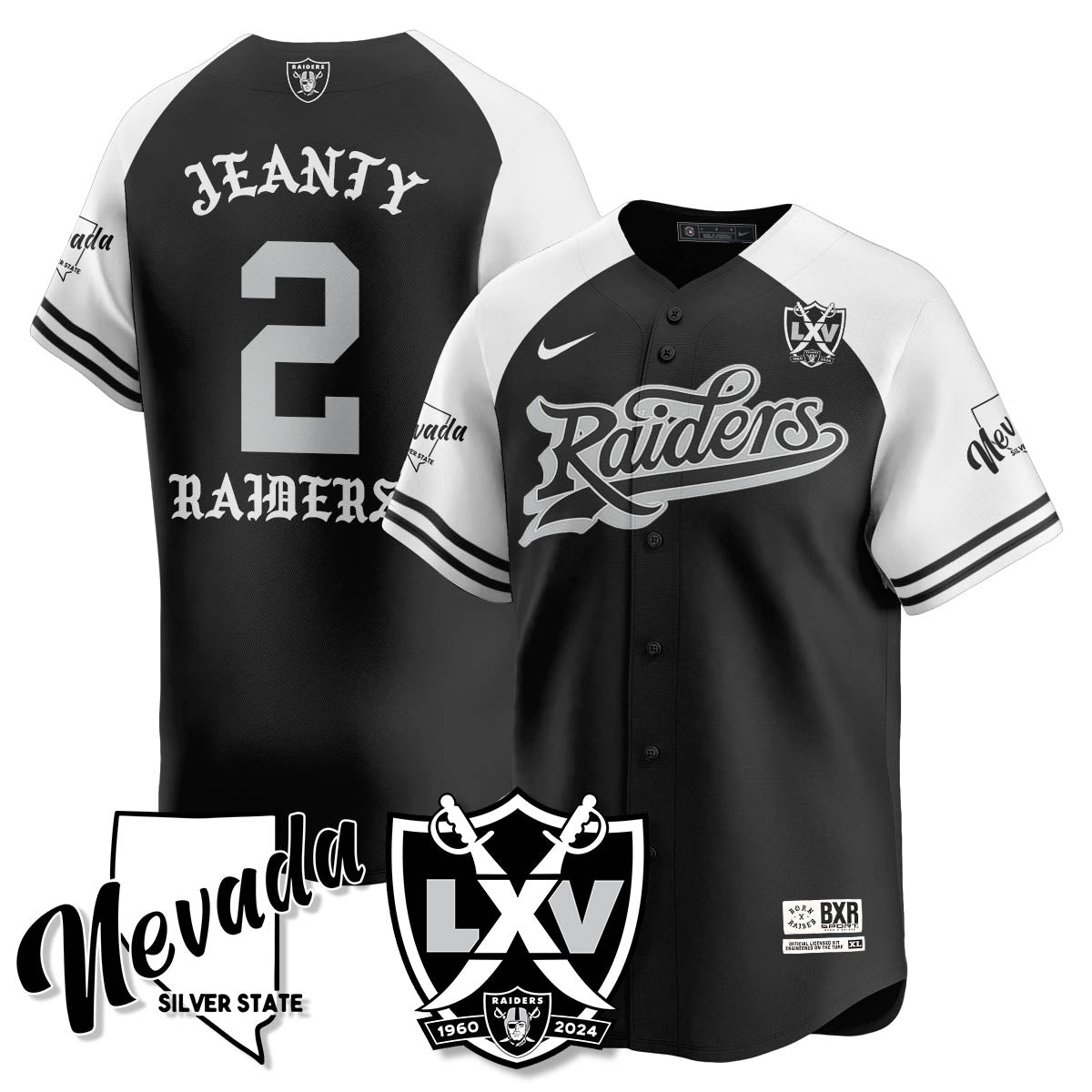 LVR Born x Raised Baseball Jersey - All Stitched - image 3