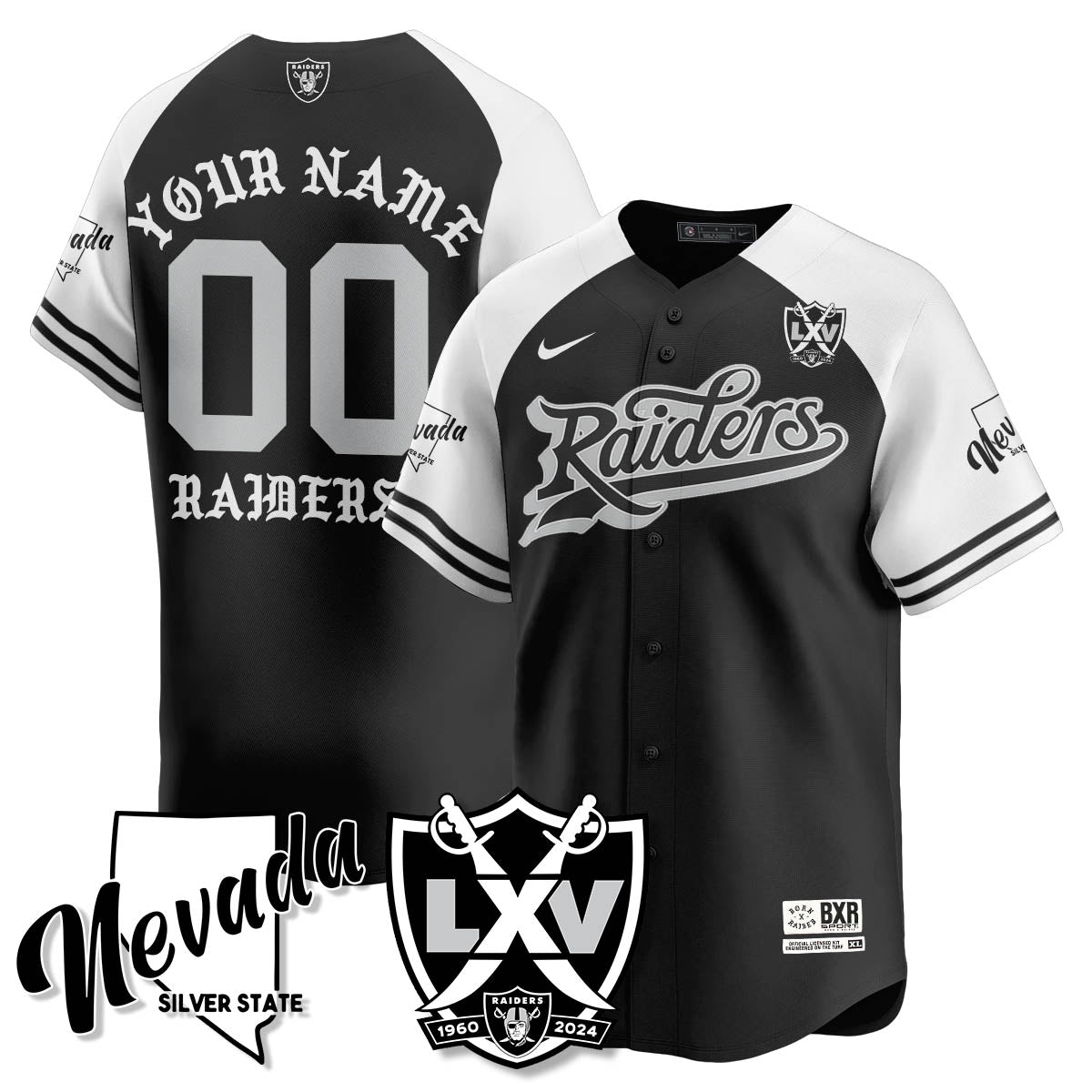 LVR Born x Raised Baseball Jersey - All Stitched - image 42