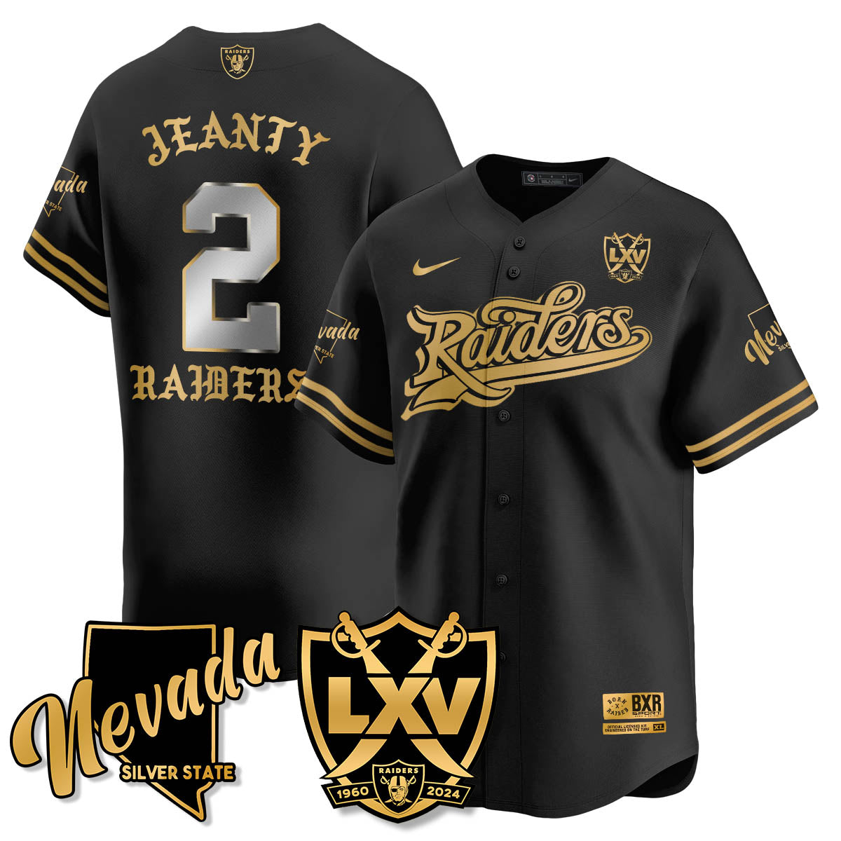 LVR Born x Raised Baseball Jersey - All Stitched - image 33