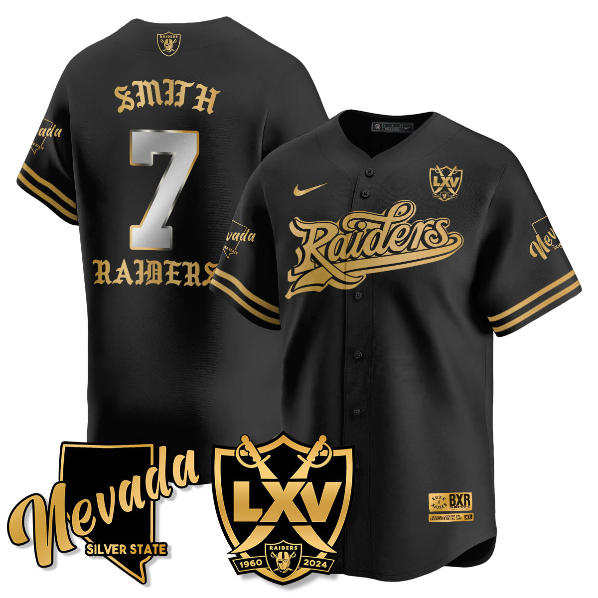 LVR Born x Raised Baseball Jersey - All Stitched - image 34