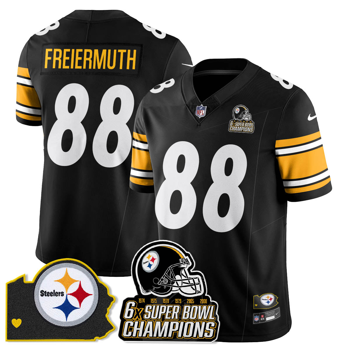 PIT 6-Time Champions Patch Vapor Limited Jersey - image 32
