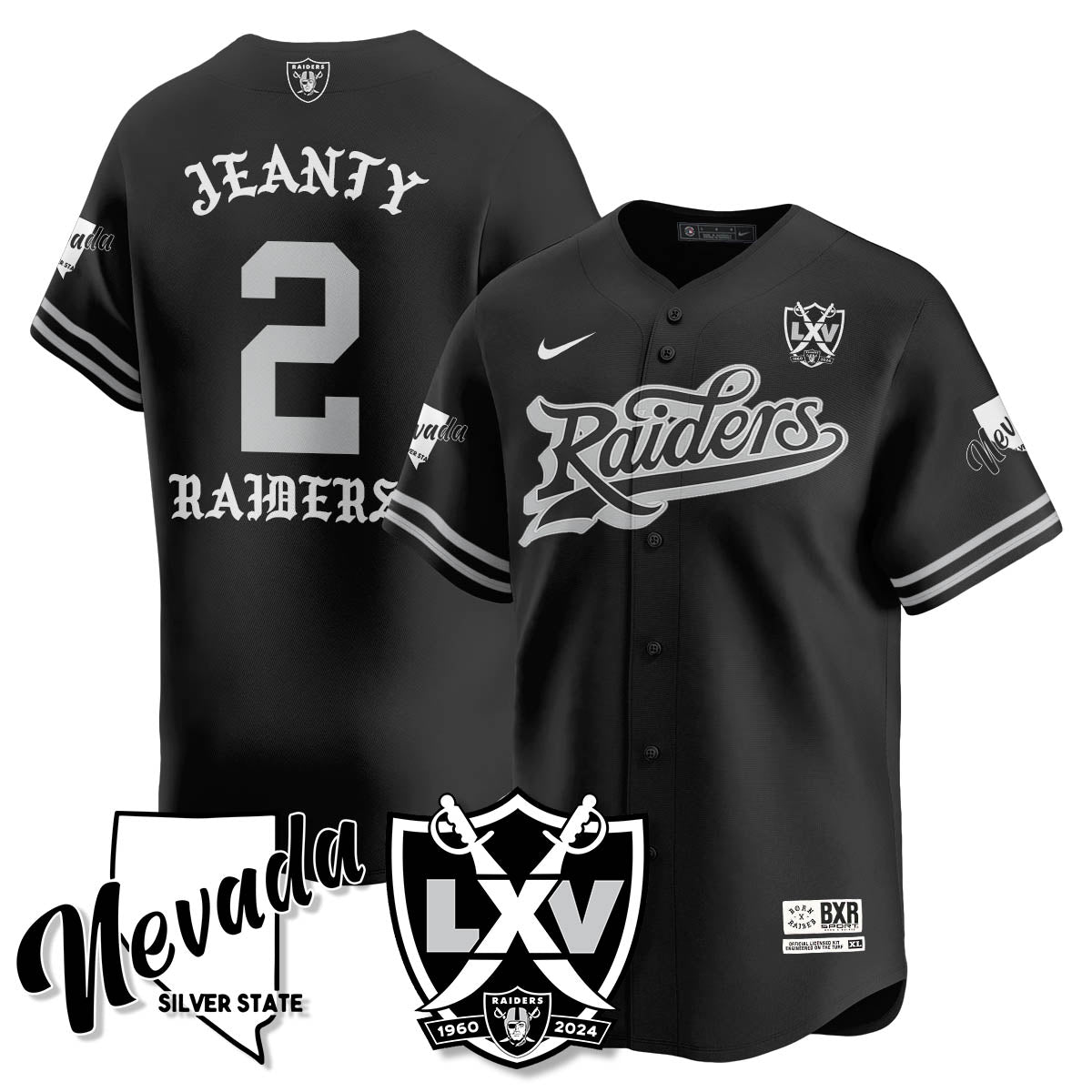 LVR Born x Raised Baseball Jersey - All Stitched - image 9