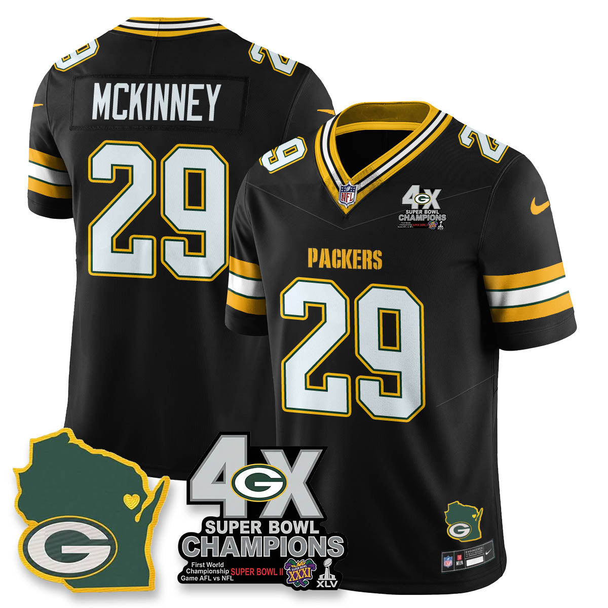 GB 4-Time Champions Patch Vapor Limited Jersey - image 25