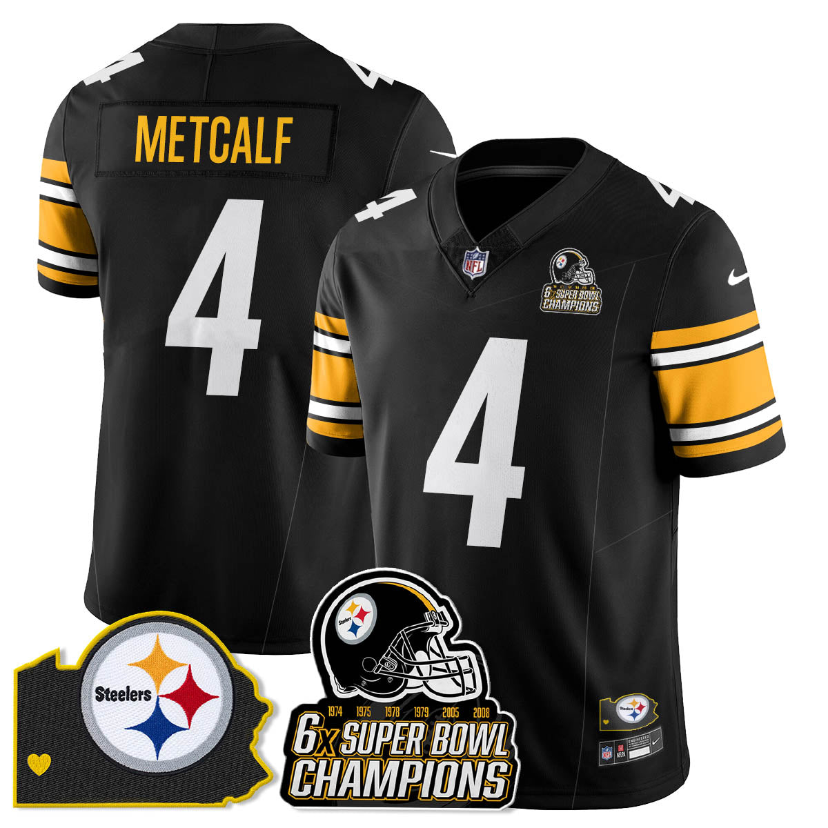 PIT 6-Time Champions Patch Vapor Limited Jersey - image 59