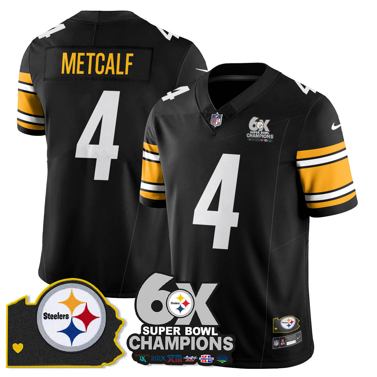 PIT 6-Time Champions Patch Vapor Limited Jersey - image 26