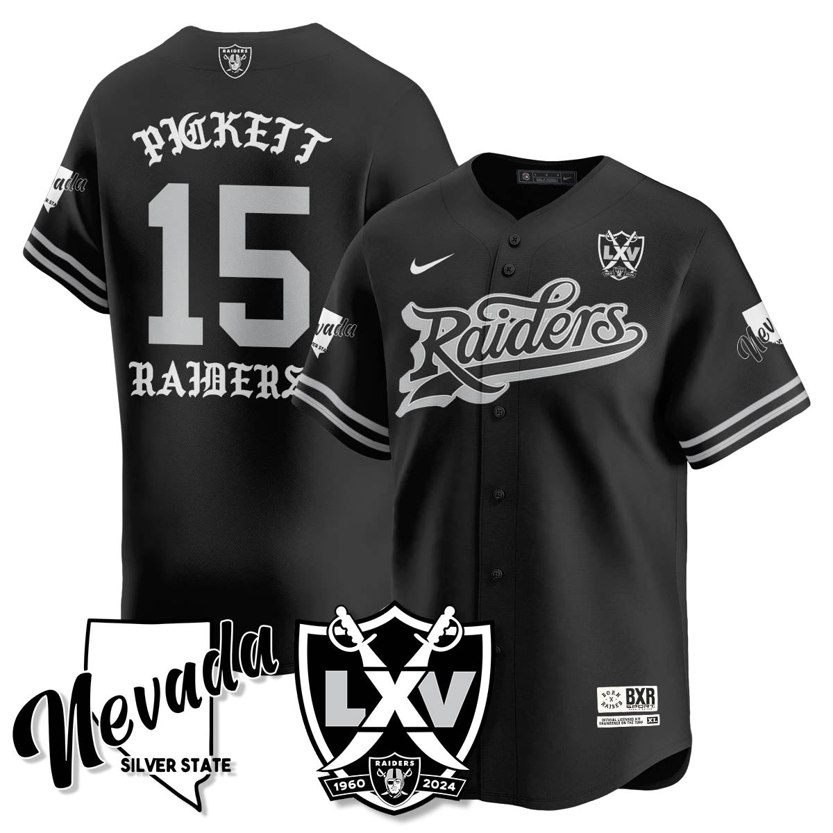 LVR Born x Raised Baseball Jersey - All Stitched - image 11