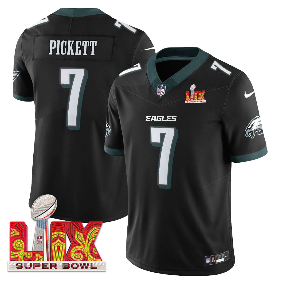 PE Super Bowl LIX Patch Vapor Limited Jersey - image 18