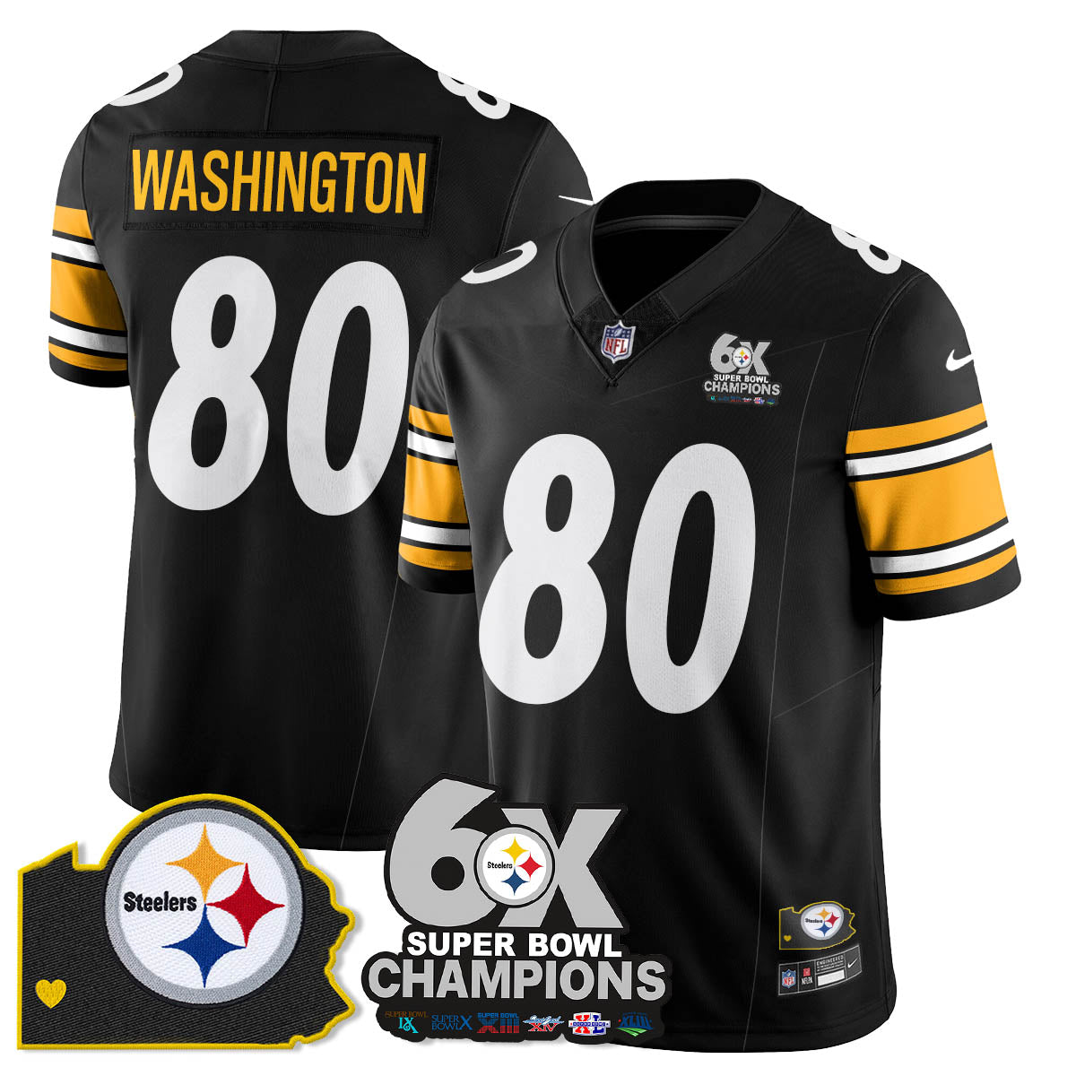 PIT 6-Time Champions Patch Vapor Limited Jersey - image 29