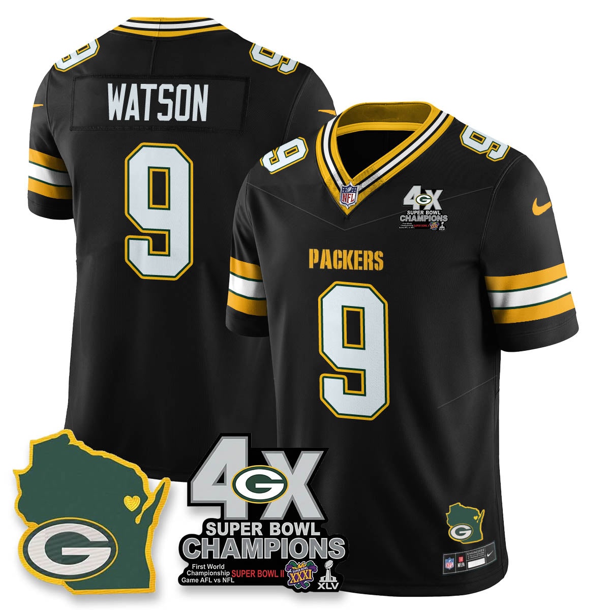 GB 4-Time Champions Patch Vapor Limited Jersey - image 27