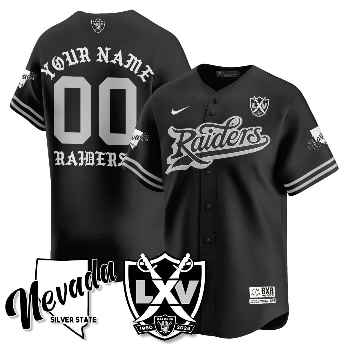 LVR Born x Raised Baseball Jersey - All Stitched - image 44